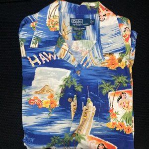 Polo By Ralph Lauren Rare Vintage Aloha Shirt - M